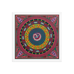 Huichol Yarn Painting Print • L - 269 - Huichol Arts