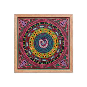 Huichol Yarn Painting Print • L - 269 - Huichol Arts