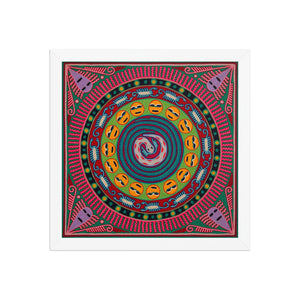 Huichol Yarn Painting Print • L - 269 - Huichol Arts