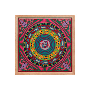 Huichol Yarn Painting Print • L - 269 - Huichol Arts