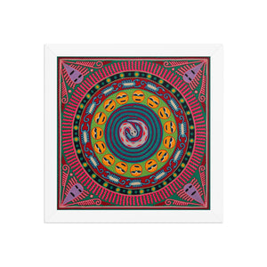 Huichol Yarn Painting Print • L - 269 - Huichol Arts
