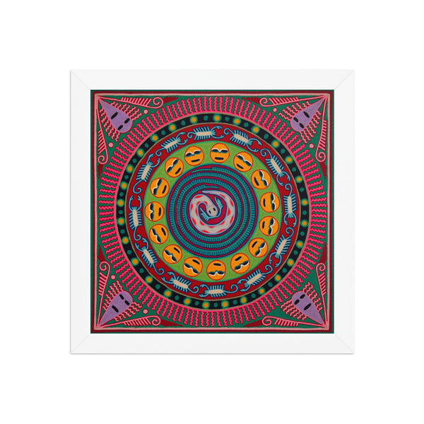 Huichol Yarn Painting Print • L - 269 - Huichol Arts