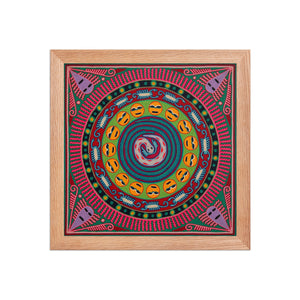 Huichol Yarn Painting Print • L - 269 - Huichol Arts