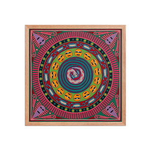Huichol Yarn Painting Print • L - 269 - Huichol Arts