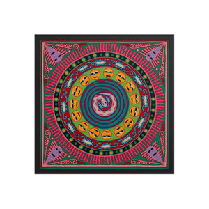 Huichol Yarn Painting Print • L - 269 - Huichol Arts