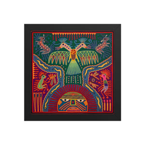 Huichol Yarn Painting Print • L - 270 - Huichol Arts