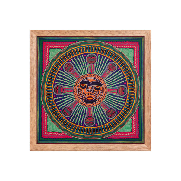 Huichol Yarn Painting Print • L - 271 - Huichol Arts