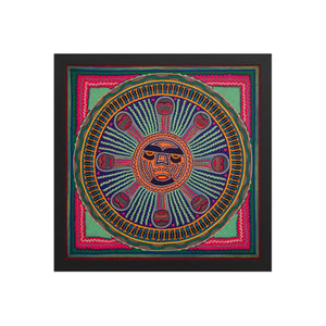 Huichol Yarn Painting Print • L - 271 - Huichol Arts