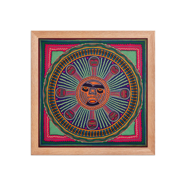 Huichol Yarn Painting Print • L - 271 - Huichol Arts
