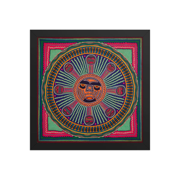 Huichol Yarn Painting Print • L - 271 - Huichol Arts