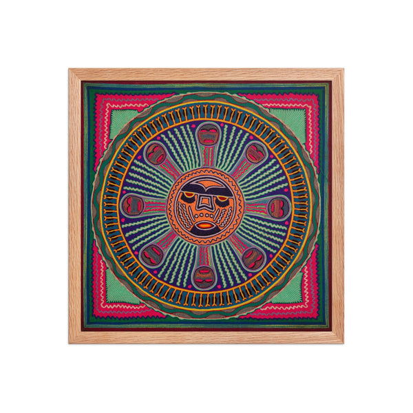 Huichol Yarn Painting Print • L - 271 - Huichol Arts
