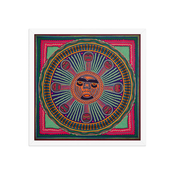 Huichol Yarn Painting Print • L - 271 - Huichol Arts