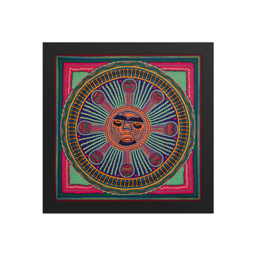 Huichol Yarn Painting Print • L - 271 - Huichol Arts