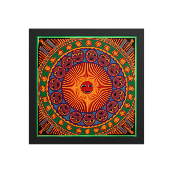 Huichol Yarn Painting Print • L - 272 - Huichol Arts