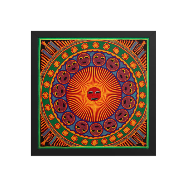Huichol Yarn Painting Print • L - 272 - Huichol Arts