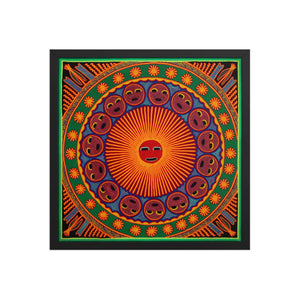 Huichol Yarn Painting Print • L - 272 - Huichol Arts