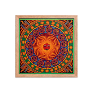 Huichol Yarn Painting Print • L - 272 - Huichol Arts
