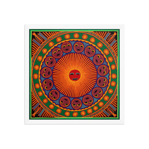 Huichol Yarn Painting Print • L - 272 - Huichol Arts