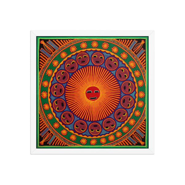 Huichol Yarn Painting Print • L - 272 - Huichol Arts