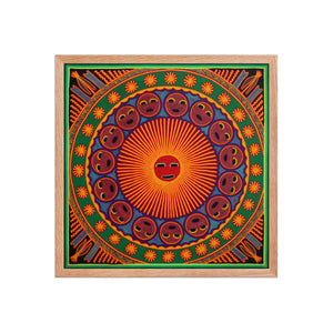 Huichol Yarn Painting Print • L - 272 - Huichol Arts