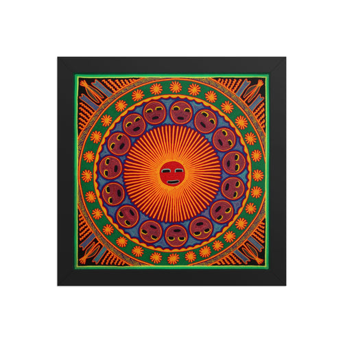 Huichol Yarn Painting Print • L - 272 - Huichol Arts
