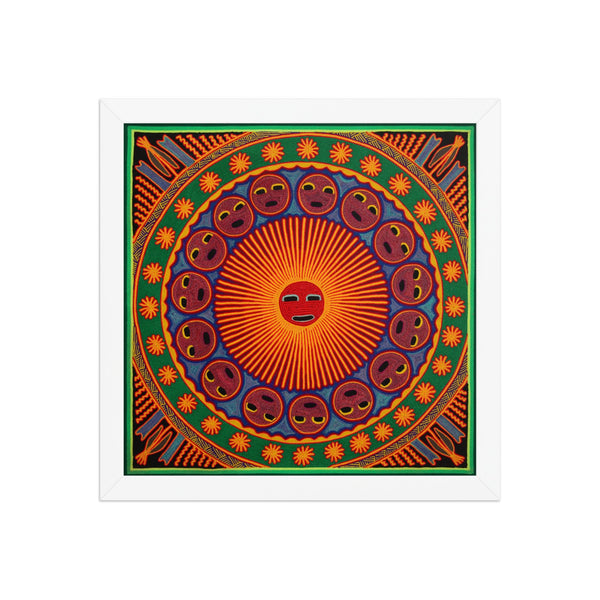 Huichol Yarn Painting Print • L - 272 - Huichol Arts