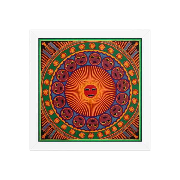 Huichol Yarn Painting Print • L - 272 - Huichol Arts