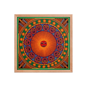 Huichol Yarn Painting Print • L - 272 - Huichol Arts