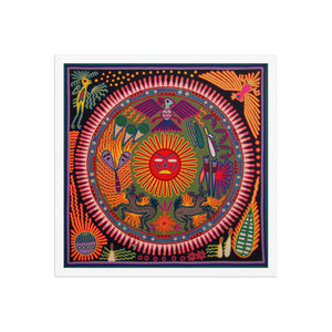 Huichol Yarn Painting Print • L - 273 - Huichol Arts