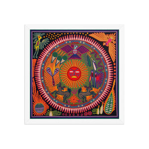 Huichol Yarn Painting Print • L - 273 - Huichol Arts