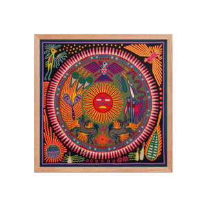 Huichol Yarn Painting Print • L - 273 - Huichol Arts