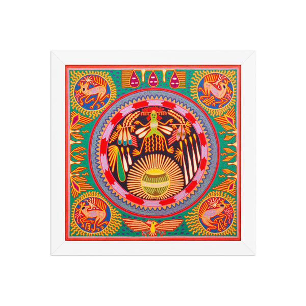 Huichol Yarn Painting Print • L - 275 - Huichol Arts
