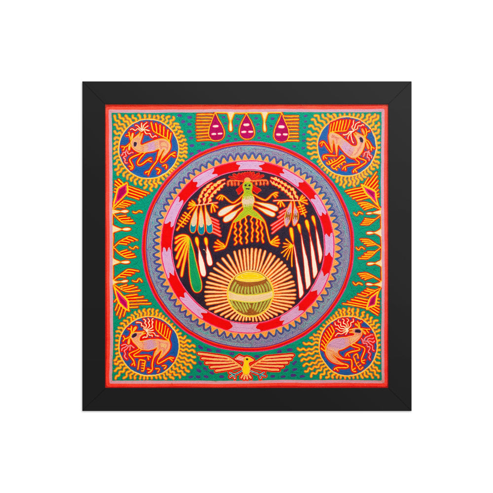 Huichol Yarn Painting Print • L - 275 - Huichol Arts
