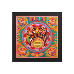 Huichol Yarn Painting Print • L - 275 - Huichol Arts
