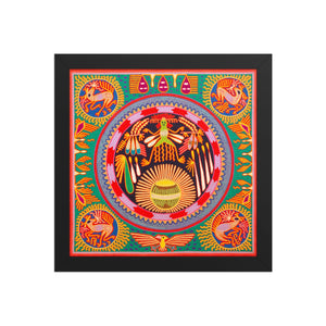 Huichol Yarn Painting Print • L - 275 - Huichol Arts