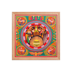 Huichol Yarn Painting Print • L - 275 - Huichol Arts