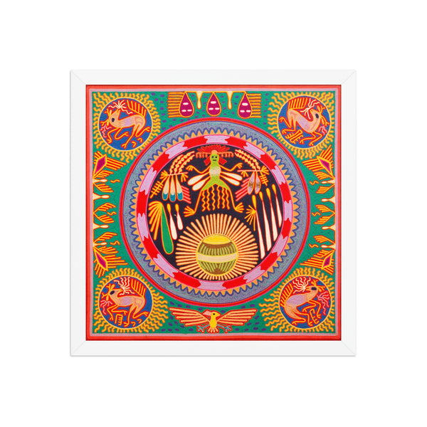 Huichol Yarn Painting Print • L - 275 - Huichol Arts