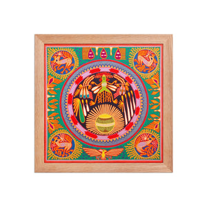 Huichol Yarn Painting Print • L - 275 - Huichol Arts