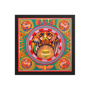 Huichol Yarn Painting Print • L - 275 - Huichol Arts