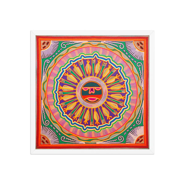 Huichol Yarn Painting Print • L - 278 - Huichol Arts