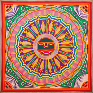 Huichol Yarn Painting Print • L - 278 - Huichol Arts