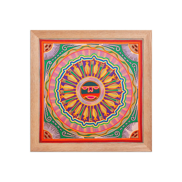 Huichol Yarn Painting Print • L - 278 - Huichol Arts