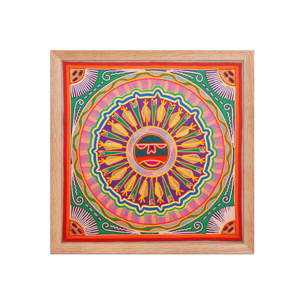 Huichol Yarn Painting Print • L - 278 - Huichol Arts