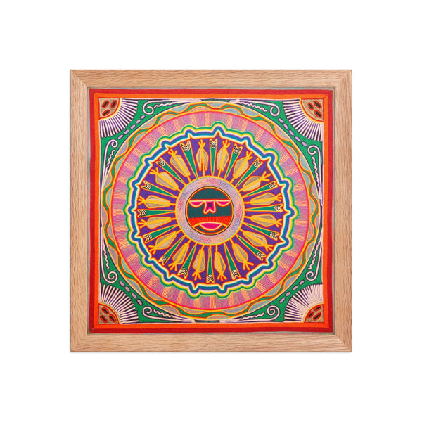 Huichol Yarn Painting Print • L - 278 - Huichol Arts