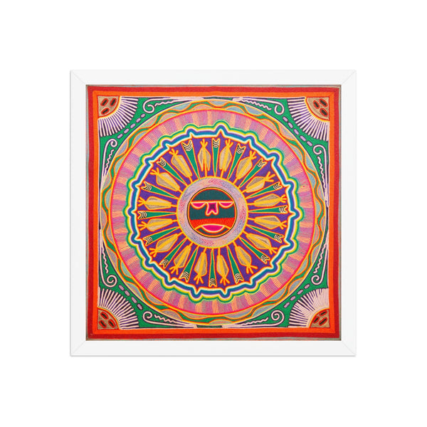 Huichol Yarn Painting Print • L - 278 - Huichol Arts