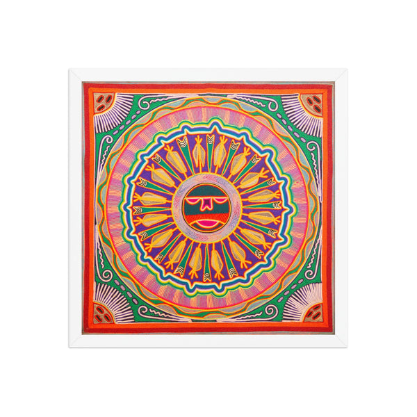 Huichol Yarn Painting Print • L - 278 - Huichol Arts