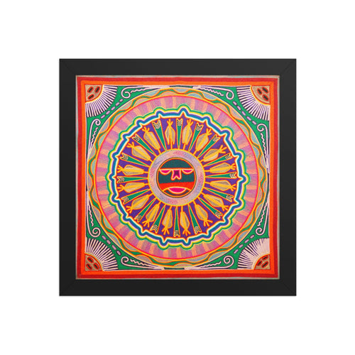 Huichol Yarn Painting Print • L - 278 - Huichol Arts