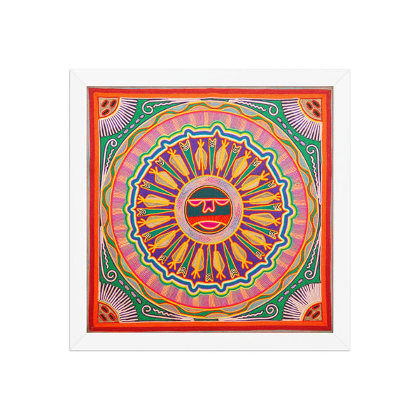 Huichol Yarn Painting Print • L - 278 - Huichol Arts