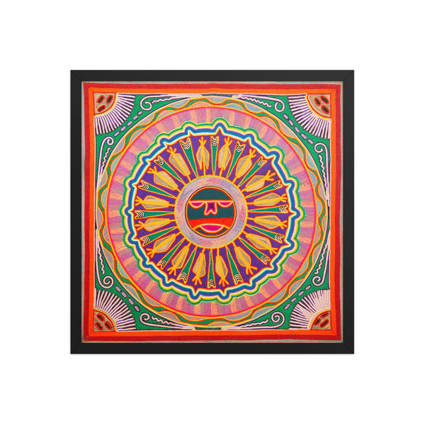 Huichol Yarn Painting Print • L - 278 - Huichol Arts