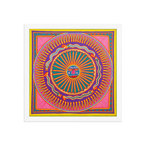 Huichol Yarn Painting Print • L - 279 - Huichol Arts